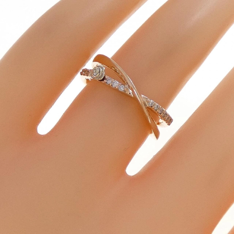 Nhẫn kim cương 0.09CT K10PG/K10WG - Hàng hiệu Authentic 851339