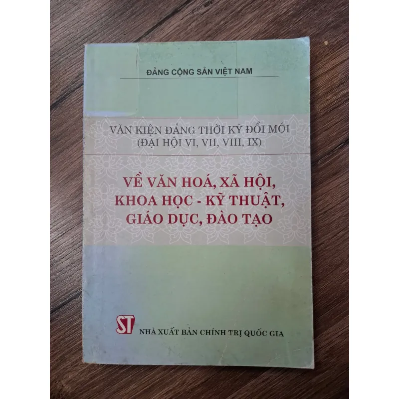 Văn kiện Đảng thời kỳ đổi mới: Về văn hóa, xã hội... - Đảng Cộng sản Việt Nam 702380