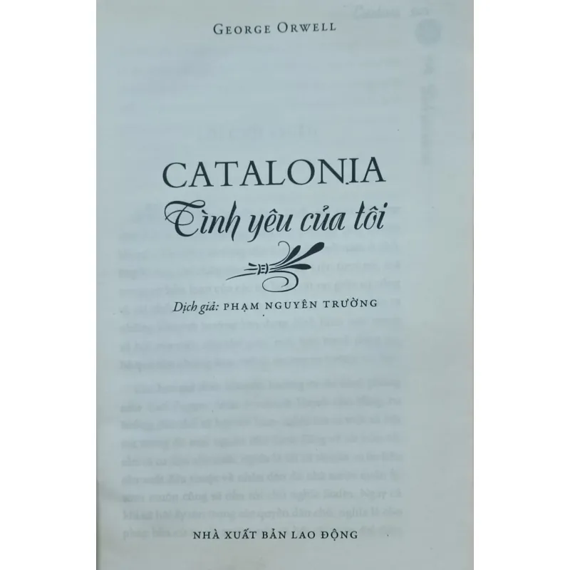 Catalonia tình yêu của tôi (George Orwell) 1046809