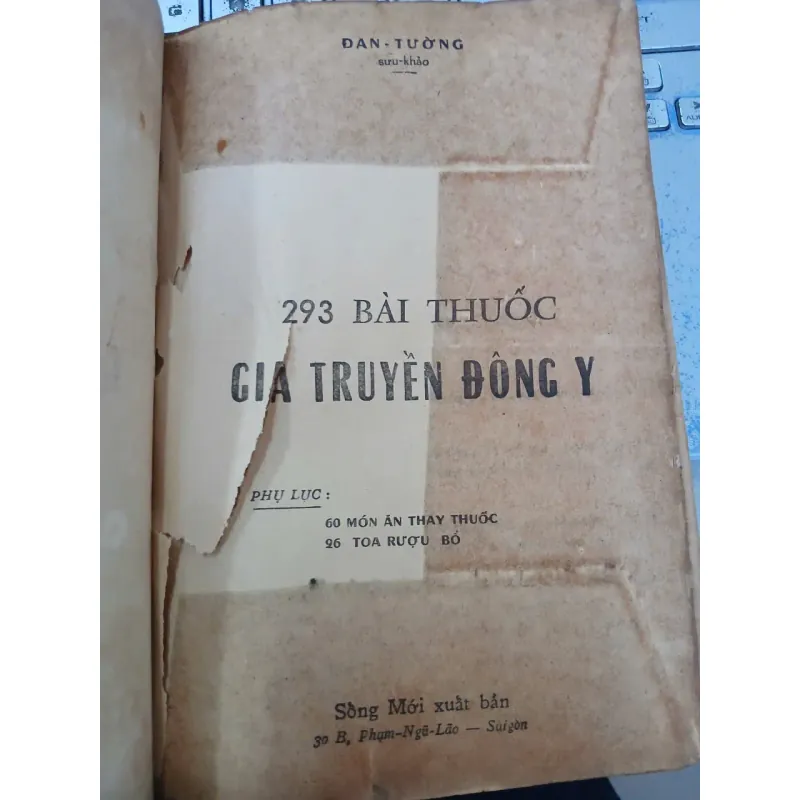 293 BÀI THUỐC GIA TRUYỀN ĐÔNG Y - ĐAN TƯỜNG 936532