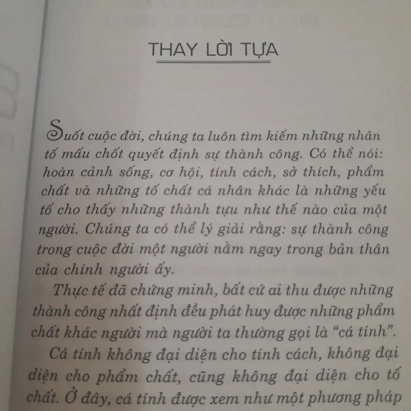8 cá tính của người thành đạt. Tác giả Thủy Trung Ngư.  693046