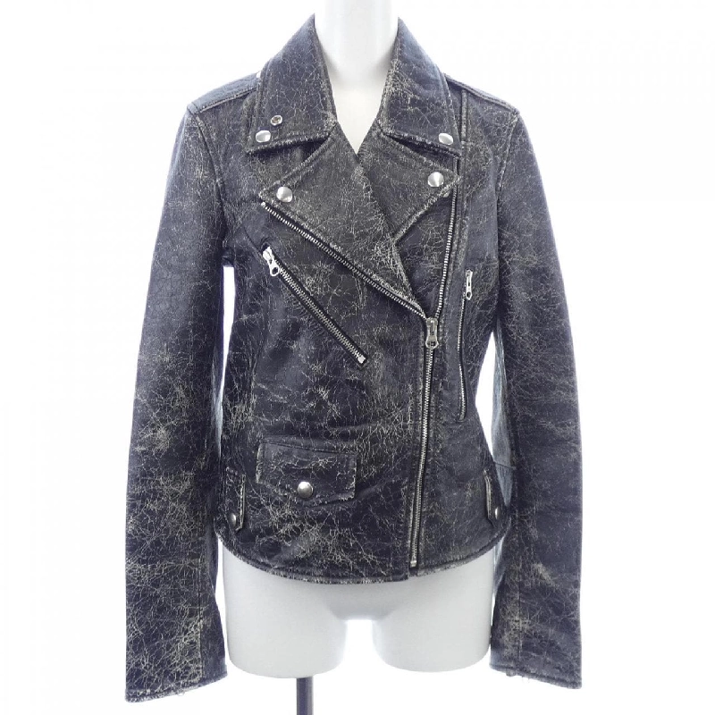 【Mã giảm giá】Áo khoác da MM6 642012