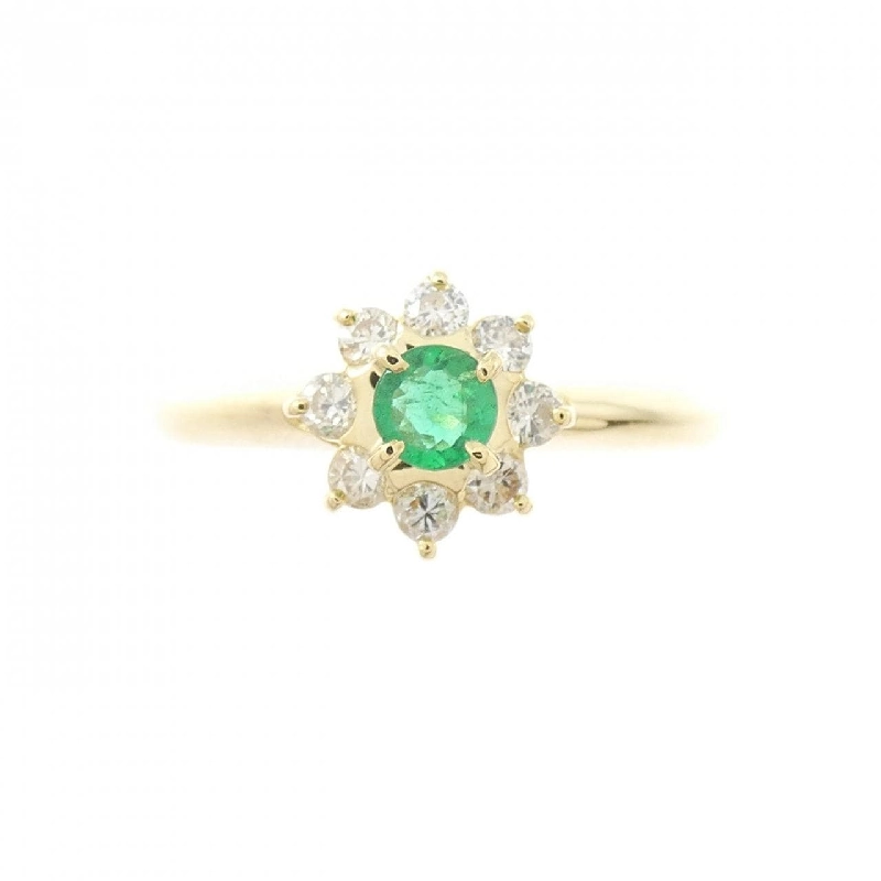 Nhẫn Emerald K18YG 0.13CT - Hàng hiệu Chính hãng 850203