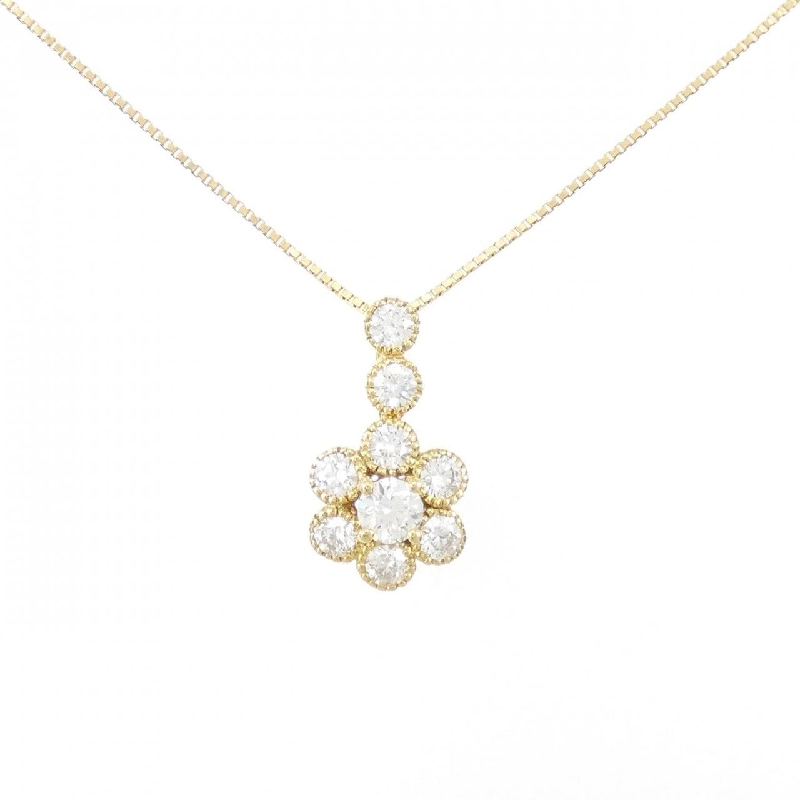 Dây chuyền kim cương K18YG 0.213CT F SI2 3EXT H&C - Hàng hiệu Chính hãng 880488