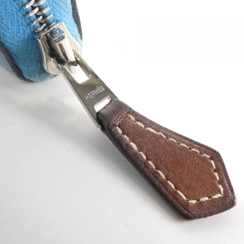 Ví HERMES ELECTRIQUE bằng lụa Compact 080209CK - Hàng hiệu Authentic 770609