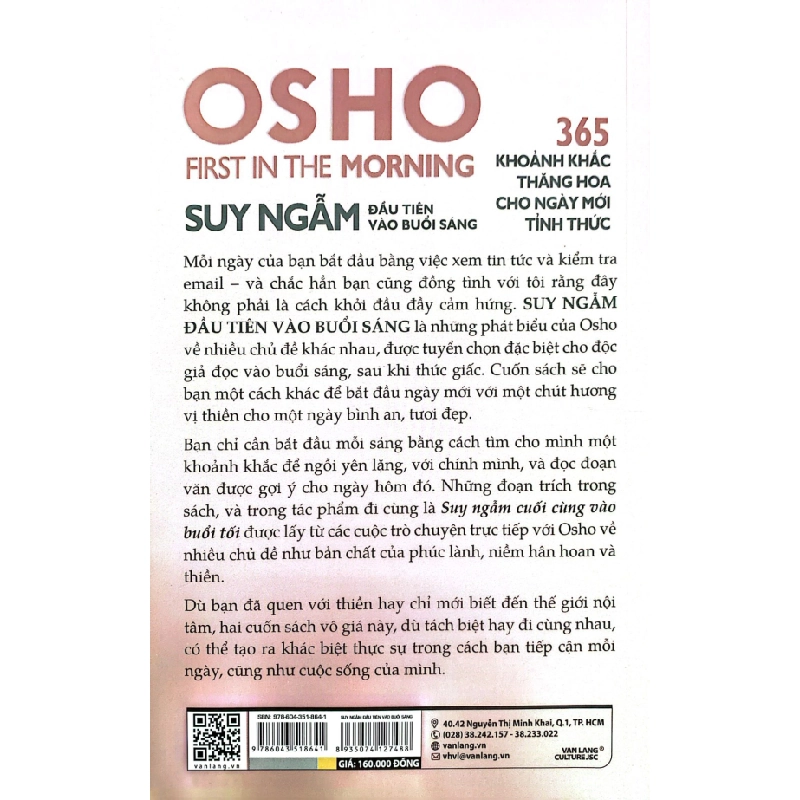 OSHO - Suy Ngẫm Đầu Tiên Vào Buổi Sáng - 365 Khoảnh Khắc Thăng Hoa Cho Ngày Mới Tỉnh Thức 289870