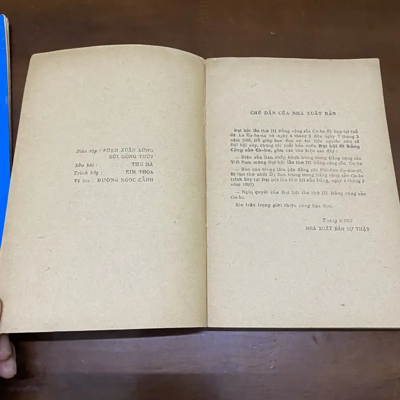 Đại hội III Đảng cộng sản Cu-Ba (1987) 990642