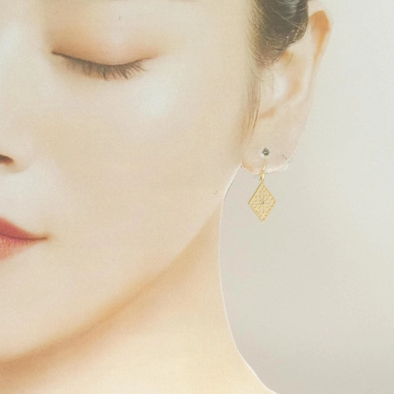 K18YG Bông tai kim cương - Hàng hiệu Chính hãng 866457