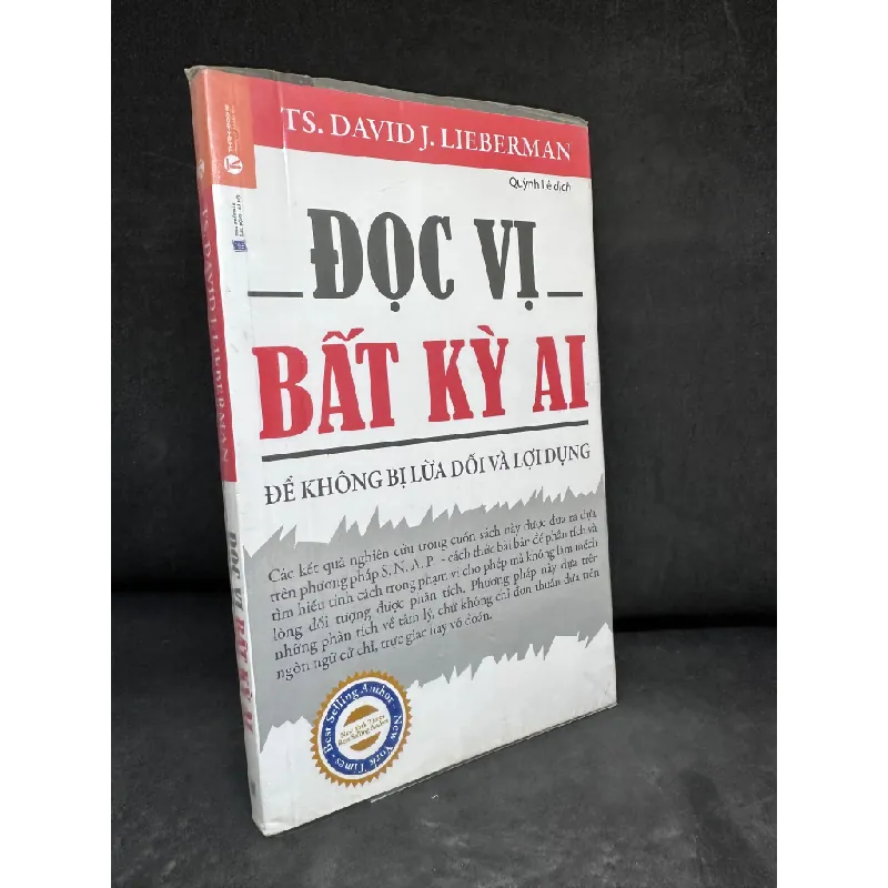 [Phiên Chợ Sách Cũ] Đọc Vị Bất Kỳ Ai - TS. David J. Lieberman 2204, 2017 436601