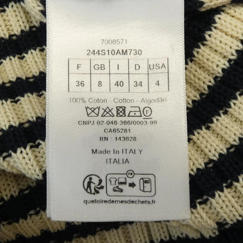 【Mã giảm giá】Christian Dior CHRISTIAN DIOR Áo len 638664