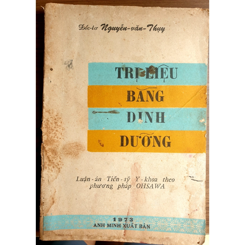 Trị liệu bằng dinh dưỡng phương pháp Ohsawa (sách xưa quá đẹp, 1973) 475805
