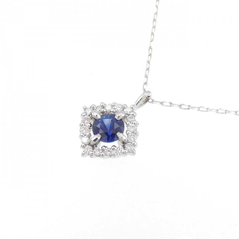 Dây chuyền Sapphire PT950/PT900 0.18CT - Hàng hiệu Chính hãng 861239