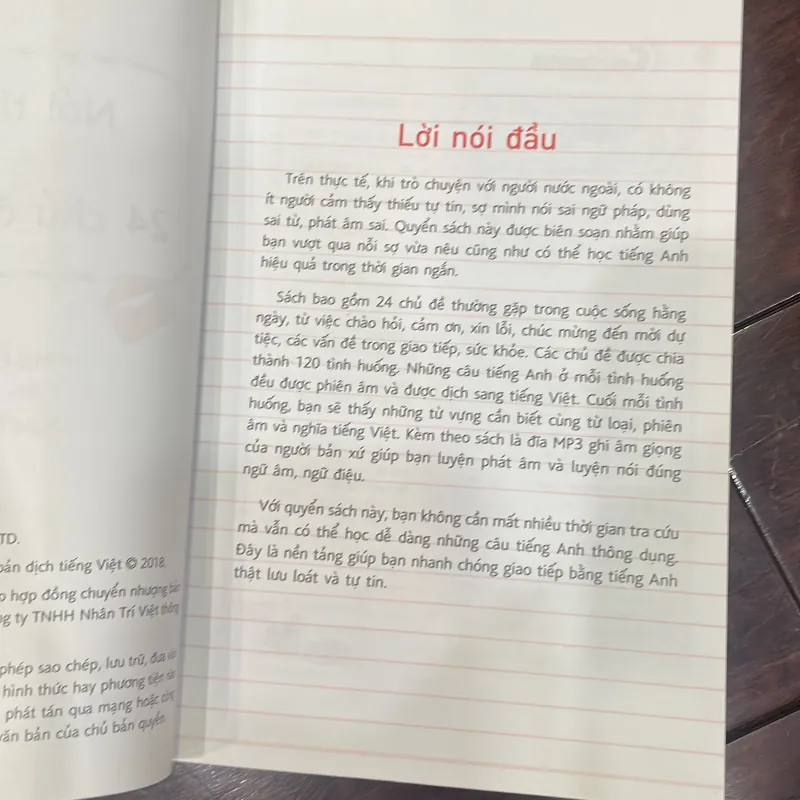 Nói tiếng anh với 24 chủ đề cần thiết : sách học tiếng anh - ko đĩa cd  1034898