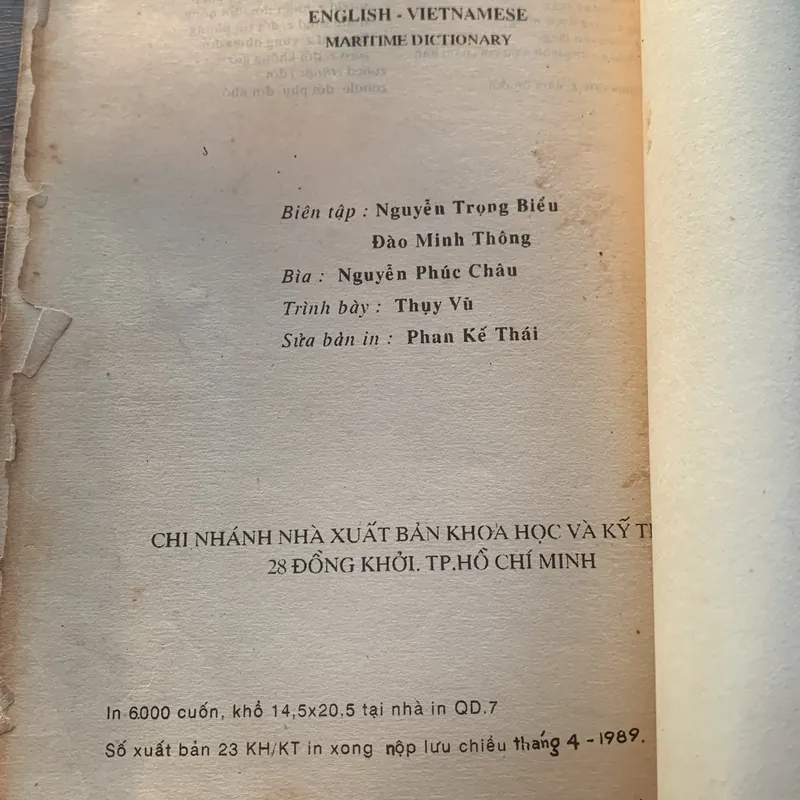 Từ điển hàng hải Anh - Việt 707068