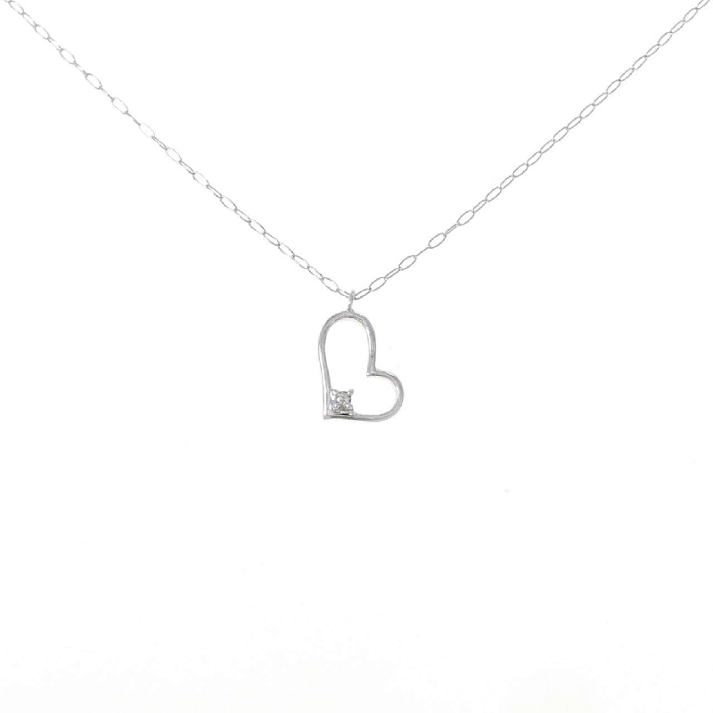 K10WG Dây chuyền kim cương hình trái tim - Hàng hiệu Authentic 855672