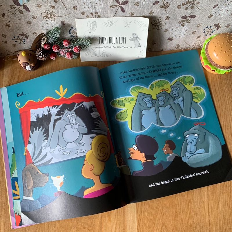 Sách tranh tiếng anh Mademoiselle Gorilla, Used, Picture Book For Kids 459548