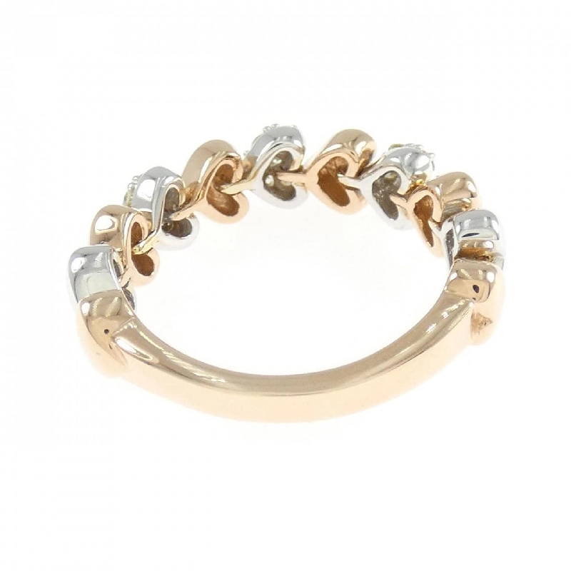 Nhẫn kim cương hình trái tim K18PG/K18WG 0.25CT - Hàng hiệu Authentic 850980