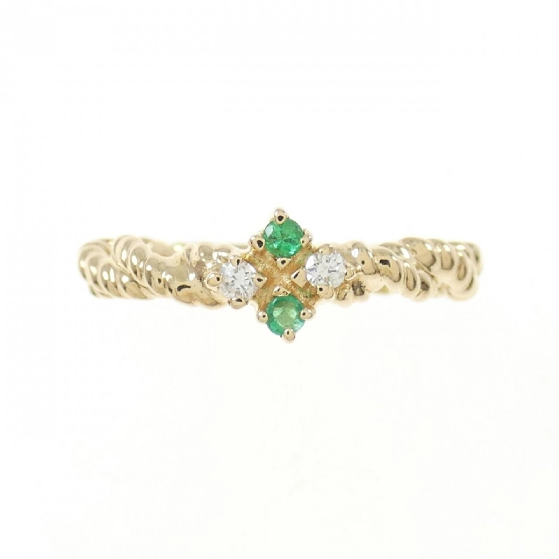 Nhẫn Emerald K18YG 672723