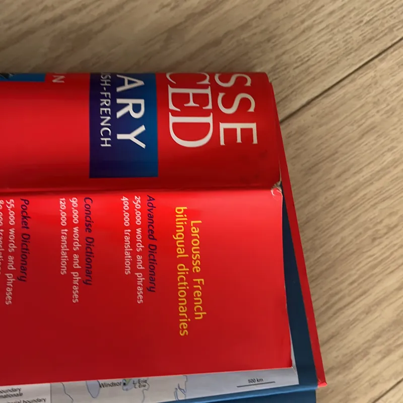 Larousse advanced bilingual dictionary 575159