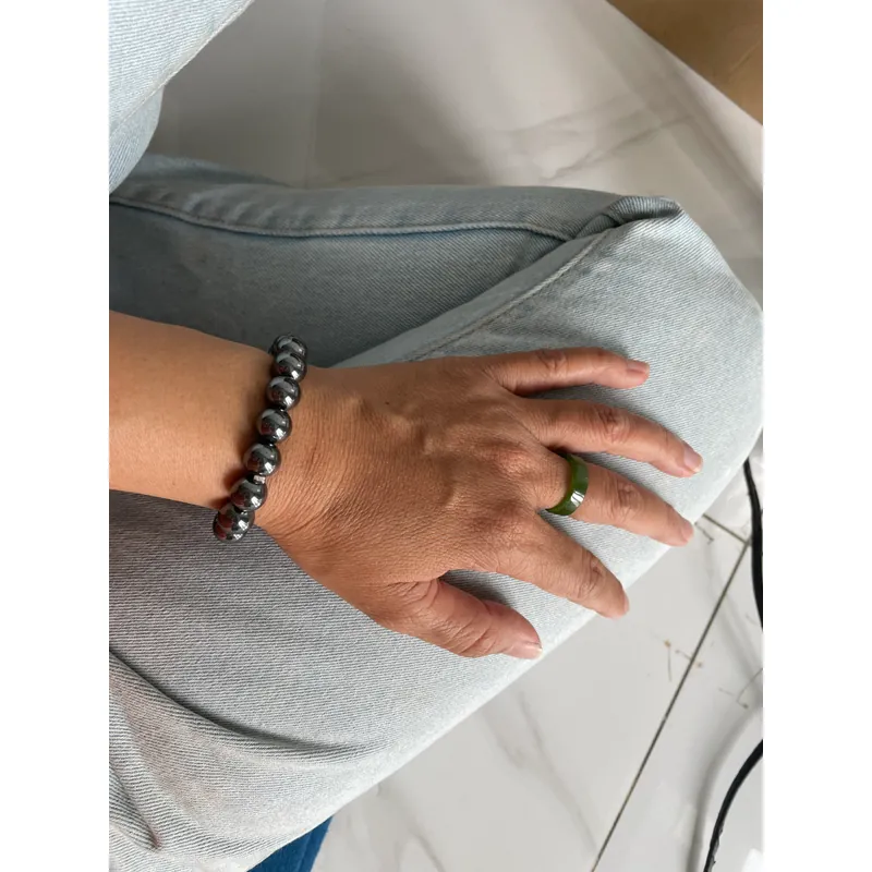 Vòng tay đá Hematit( huyết áp) 680525