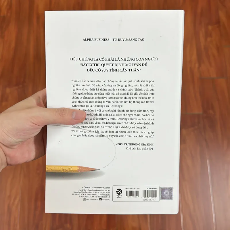 Sách > Tư Duy Nhanh Và Chậm - (Thinking fast and slow)  779218