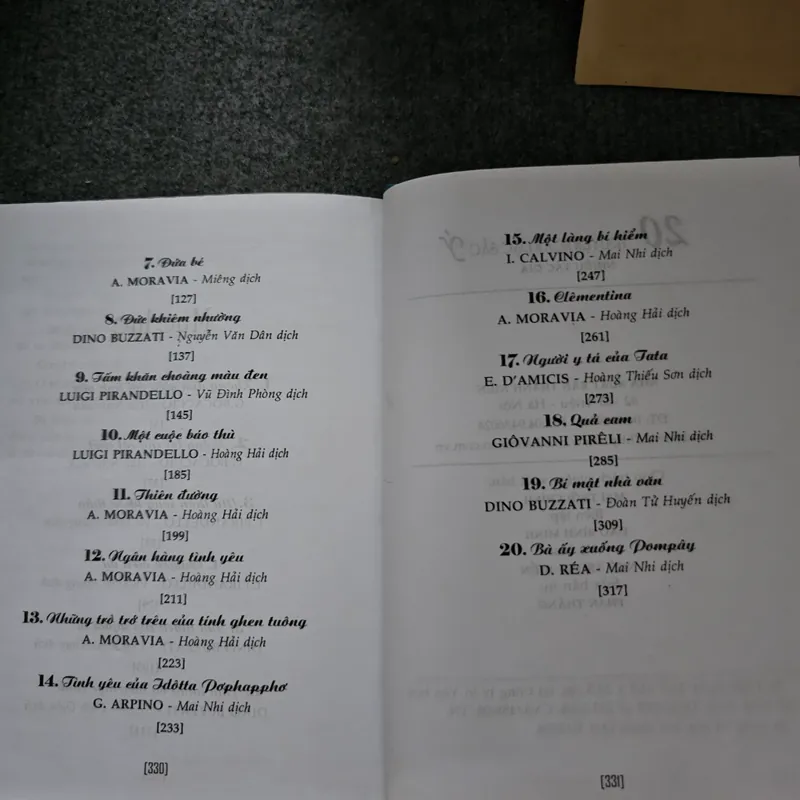 20 truyện ngắn đặc sắc Ý 736430