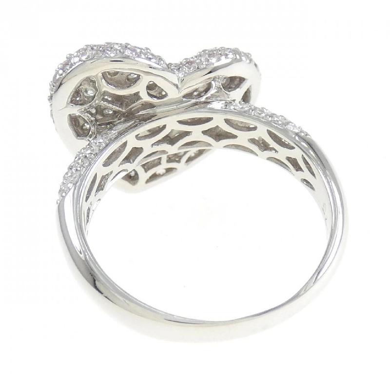 Nhẫn kim cương hồng K18WG hình trái tim 0.75CT 668027