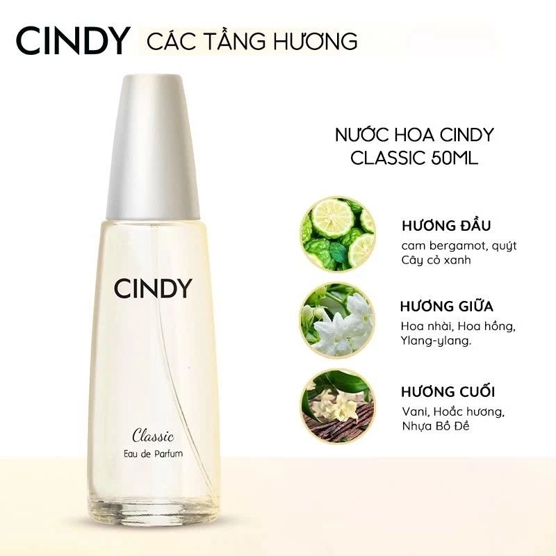 Nước hoa Cindy 50ml ( 5 mùi ) dành cho Nữ 296838