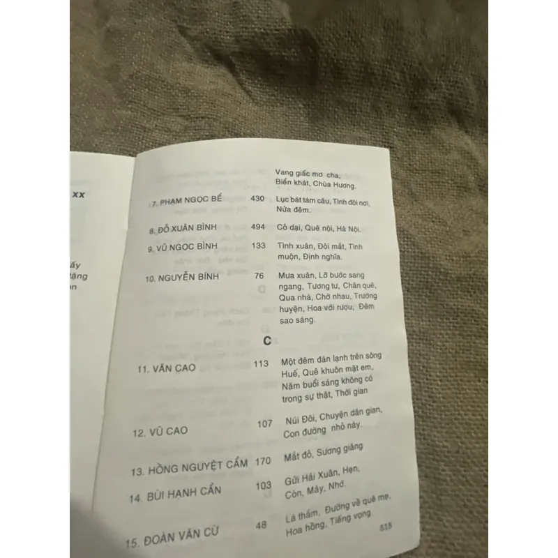 Thơ tình Nam định thế kỷ 20 - thơ Việt Nam chọn lọc  719338