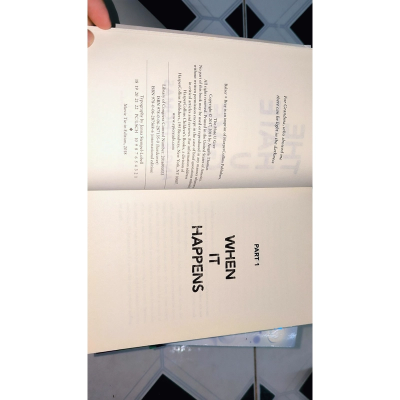 THE HATE U GIVE (Hardcover) - ANGIE THOMAS (NYT BESTSELLER)  474705