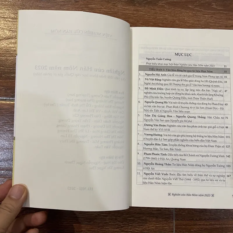 Nghiên cứu Hán Nôm năm 2023 971586