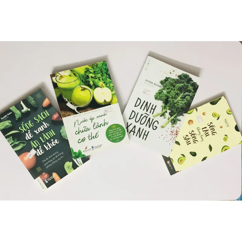 BỘ 4 SÁCH DINH DƯỠNG – SỐNG XANH – THANH LỌC CƠ THỂ 735118