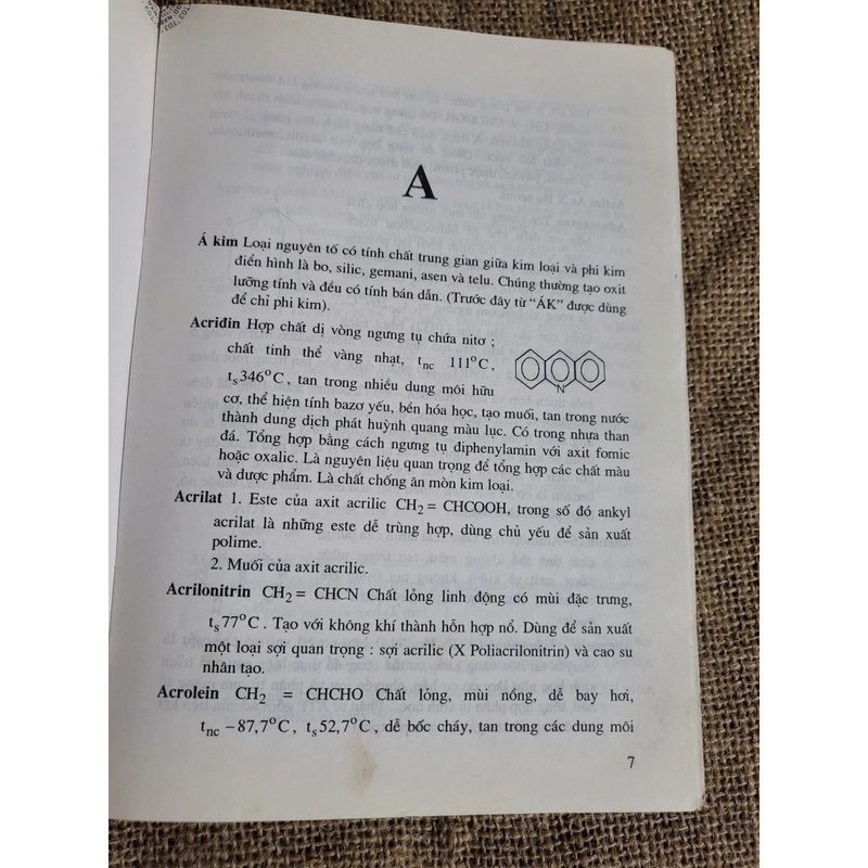 Từ điển hóa học phổ thông 365855