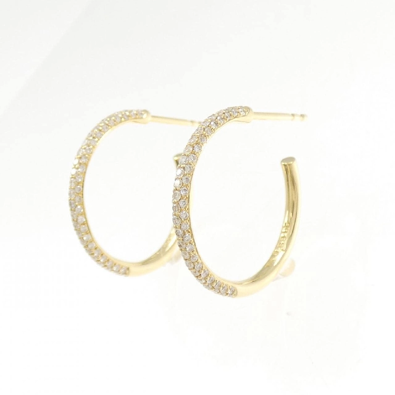 Bông tai kim cương 18KYG/K18YG 1.36CT - Hàng hiệu Authentic 869344