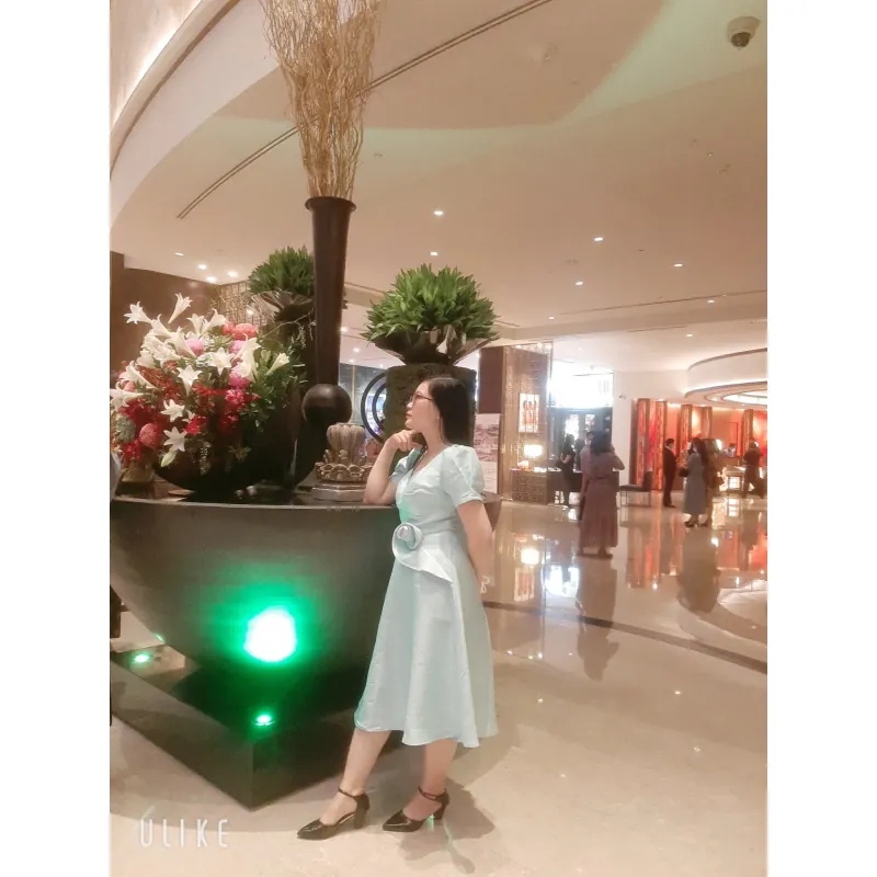 Đầm Monoco size 2xl màu xanh 800056