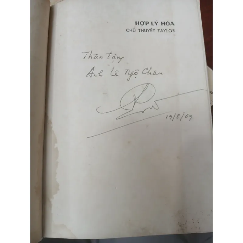 HỢP LÝ HÓA CHỦ THUYẾT TAYLOR - LÊ VĂN SIÊU 716711