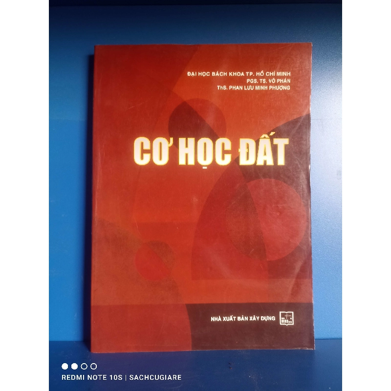 (Sách cũ SCGR) Cơ học đất - Võ Phấn, Phan Lưu Minh Phượng VAVO-K2SD2-15 - Blogmeo090426 1016618