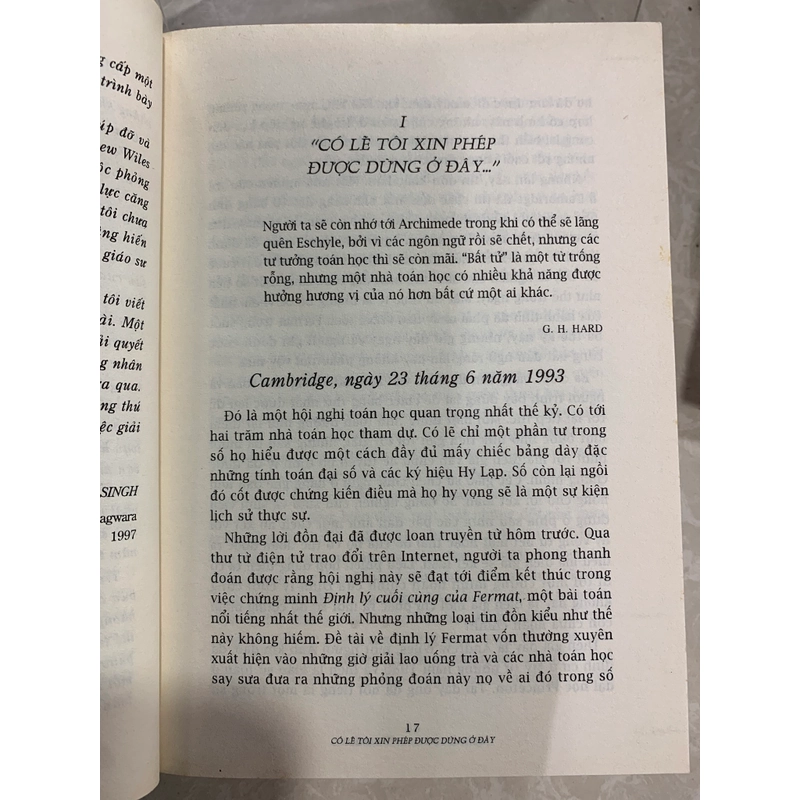 ĐỊNH LÝ CUỐI CÙNG CỦA FERMAT - SIMON SINGH 548106