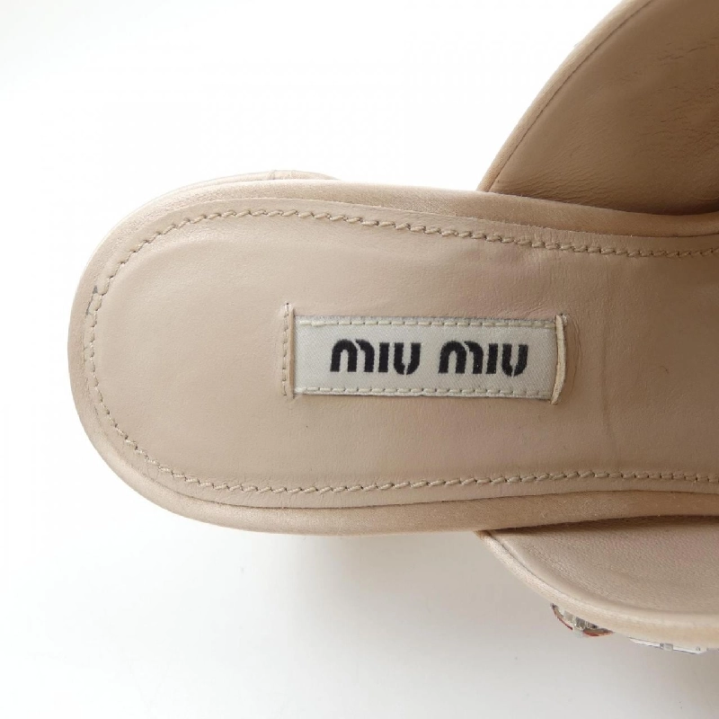 【Khuyến mãi】Giày sandal MIU MIU 663436