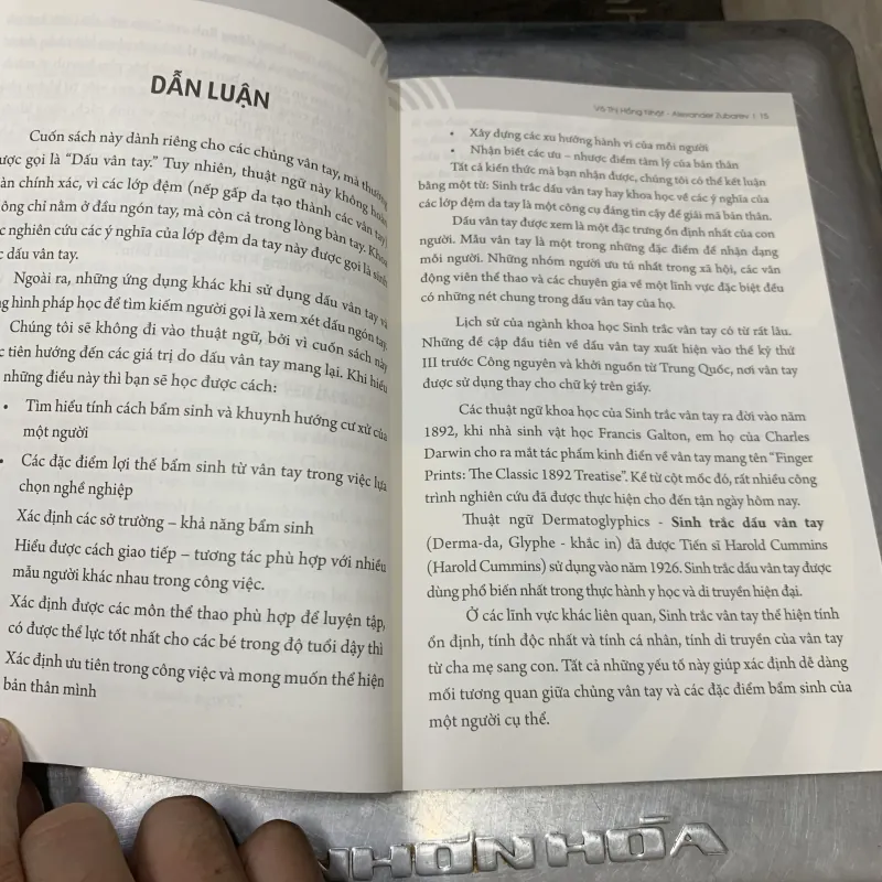 Infolife những khả năng thiên bẩm. Sinh trắc dấu vân tay   776221