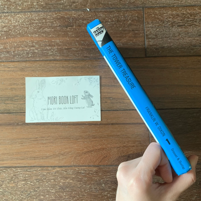 Sách ngoại văn The Tower Treasure – Franklin W. Dixon, Used, Bìa cứng, trình độ B1 498797