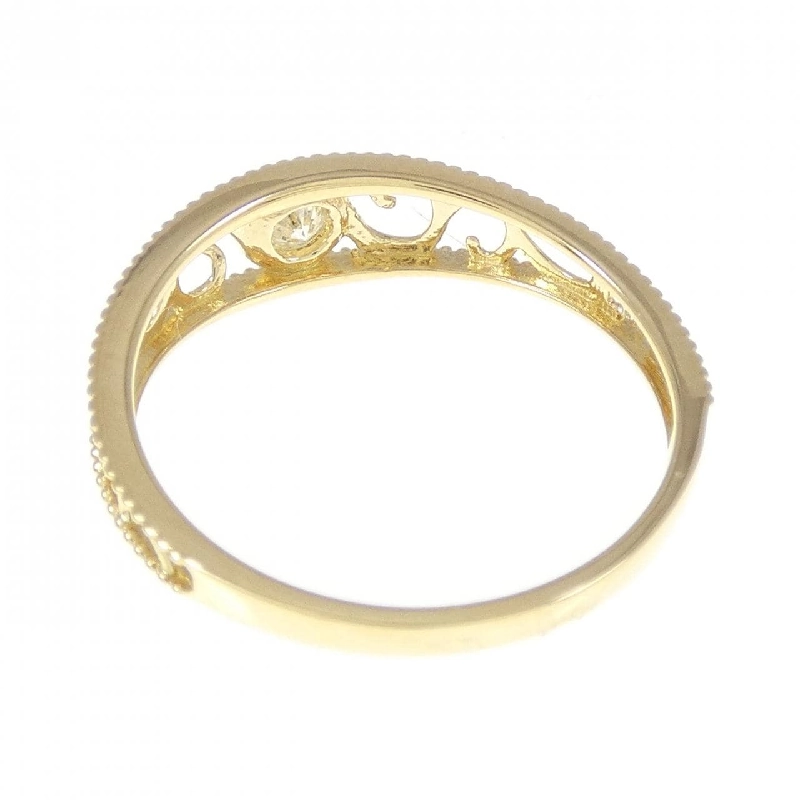 Nhẫn kim cương K18YG 0.08CT 670518