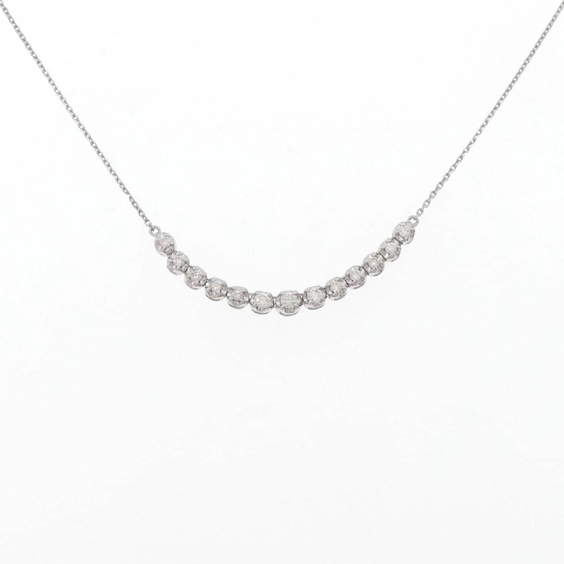 K18WG Dây chuyền kim cương 0.25CT - Hàng hiệu Chính hãng 860447