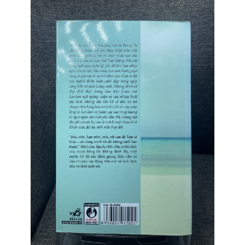 Đoạn đường để nhớ Nicholas Sparks 2012 mới 80% ố viền nhẹ HPB1305 Oreka-Blogmeo 165722