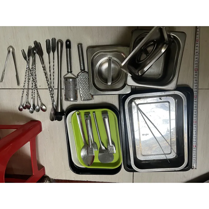 Thìa nhựa Nhật & inox, khay inox & nhựa 646229