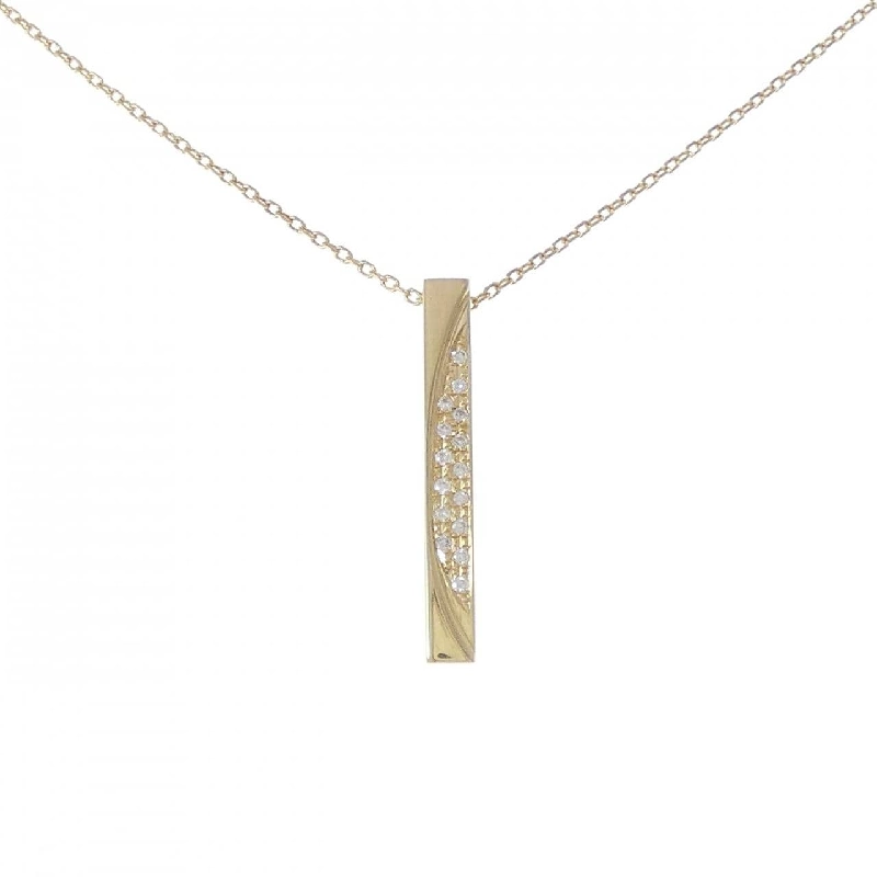 K18YG Dây chuyền kim cương 0.10CT - Hàng hiệu Chính hãng 856662