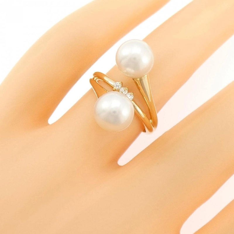 Nhẫn ngọc trai Akoya K18YG - Hàng hiệu Authentic 849158