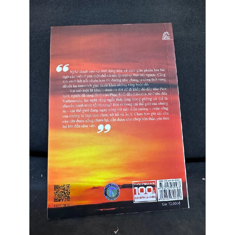 Nghệ Thuật Của Sự Tĩnh Lặng - Tedbooks - Pico Iyer, Mới 80% (Ố Nhẹ), 2017 SBM.VH2504 139157