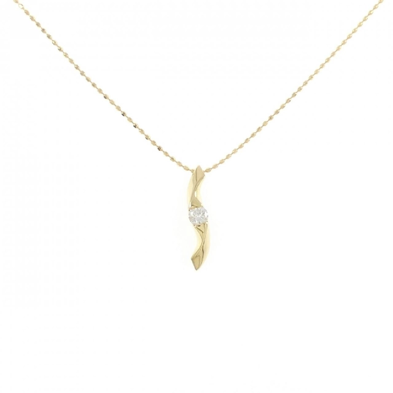 Dây chuyền kim cương K18YG 0.1CT - Hàng hiệu chính hãng 862327