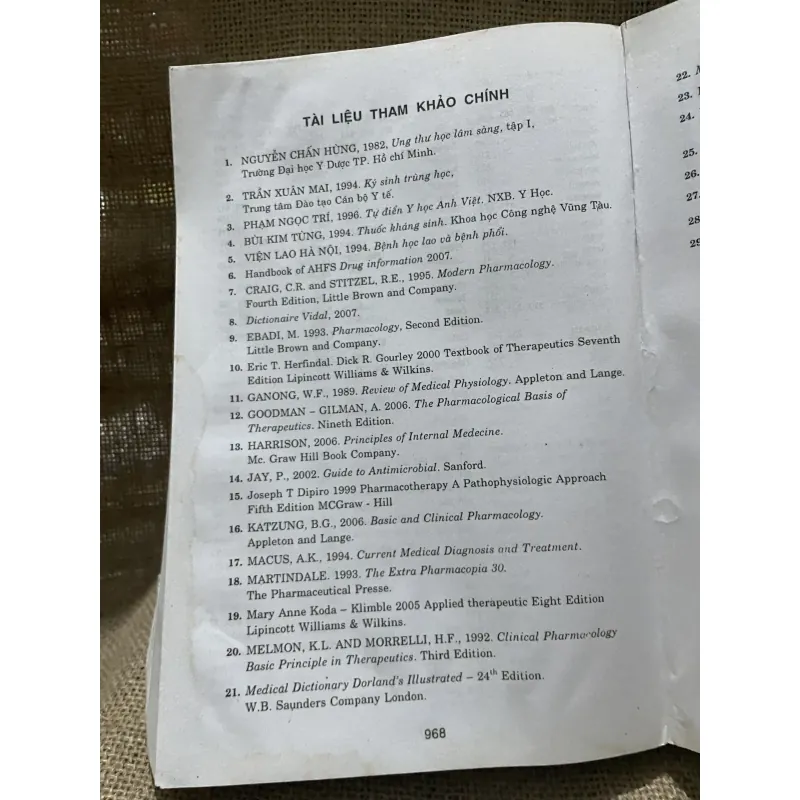 Dược lực học - TRẦN THỊ THU HẰNG - hơn 700 trang khổ lớn  926133